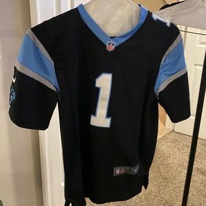 NFL official.  Cam Newton, New Jersey.  Number 1